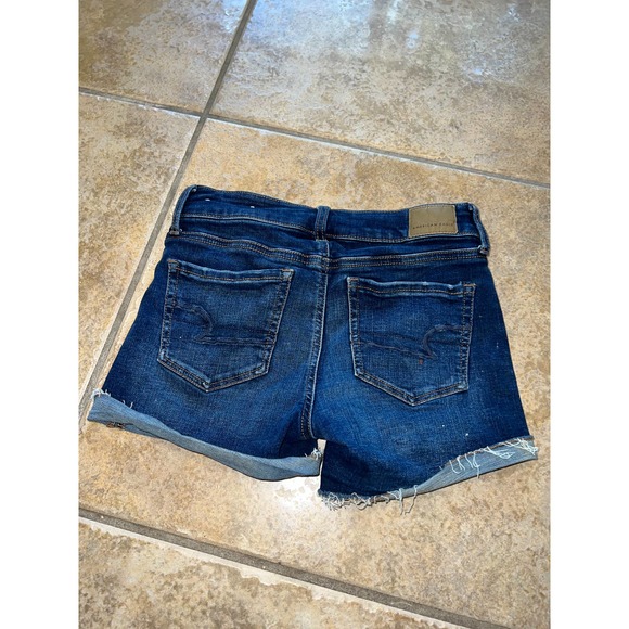 American Eagle Shortie Shorts Size 0 - Picture 2 of 3